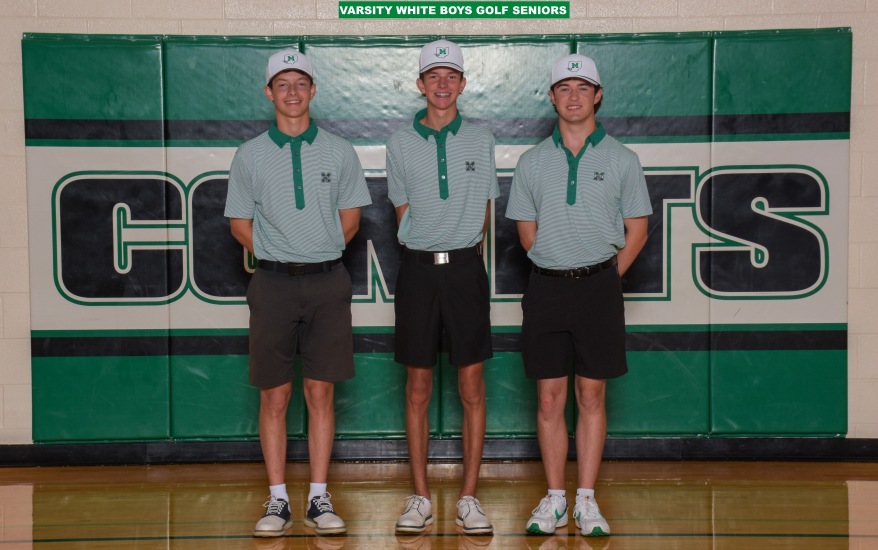 Varsity White Boys Golf Seniors